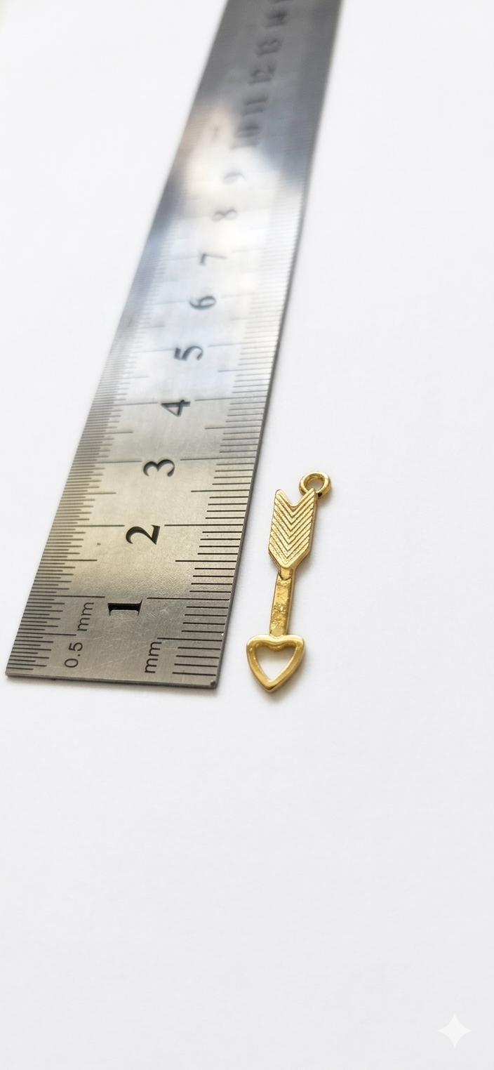 Dije flecha corazón