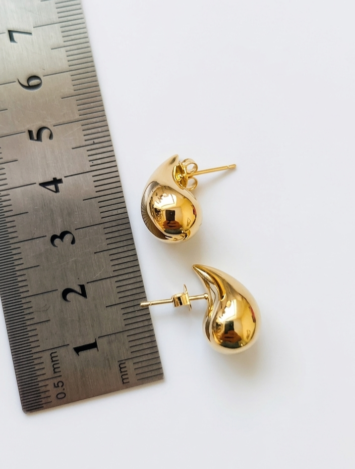 Aros forma de gota inflada