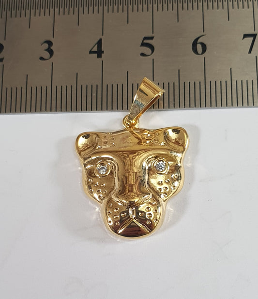 Dije Felino insumo baño de oro