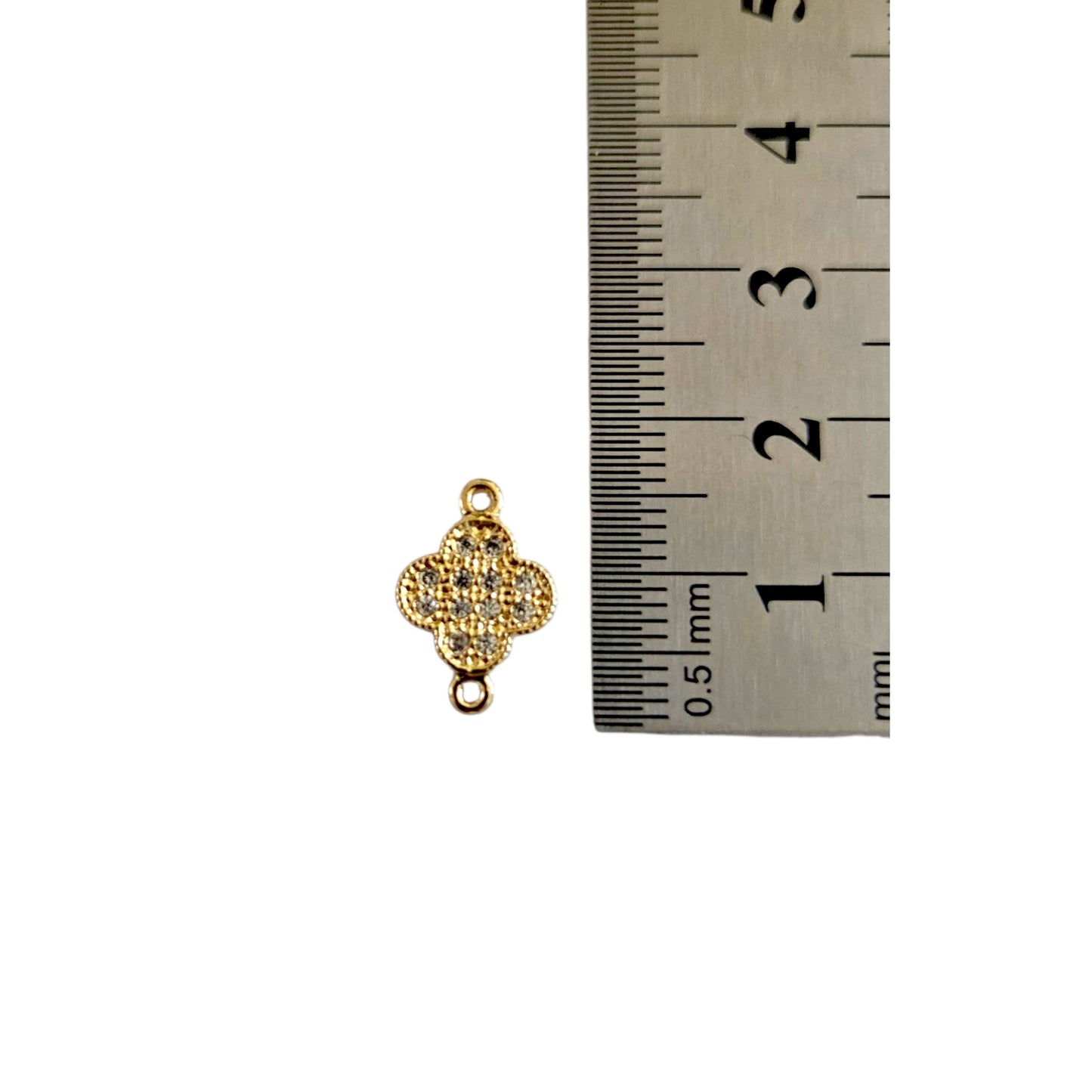 Conector trebol circon 12 x 8 MM