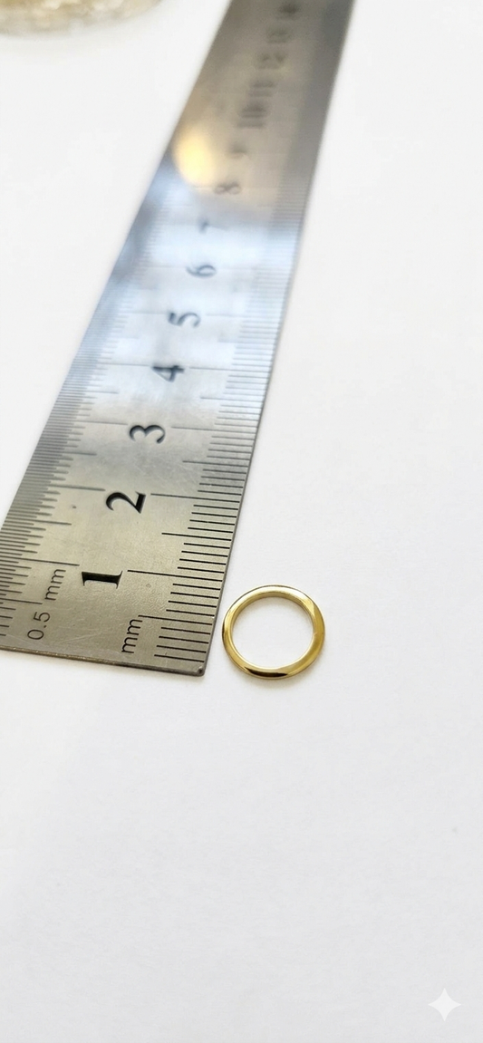 Argolla cerrada 10 MM por gramo