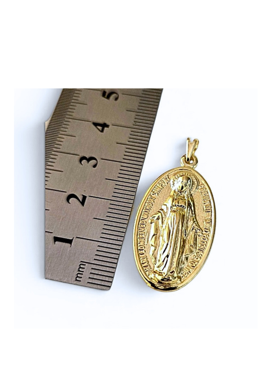 Medalla Virgen Rayos ( Milagrosa) 3 cm