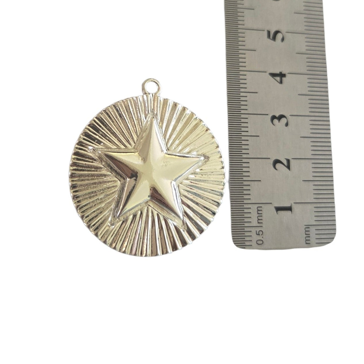 Medallón dije estrella silver