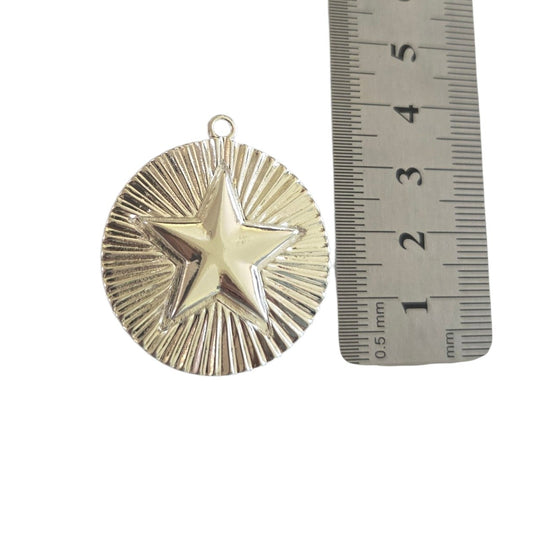 Medallón dije estrella silver