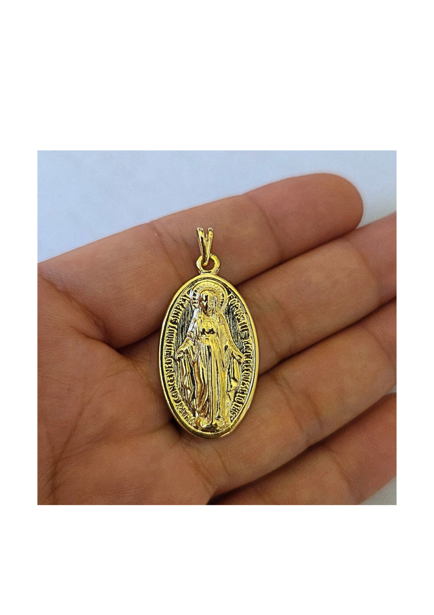 Medalla Virgen Rayos ( Milagrosa) 3 cm