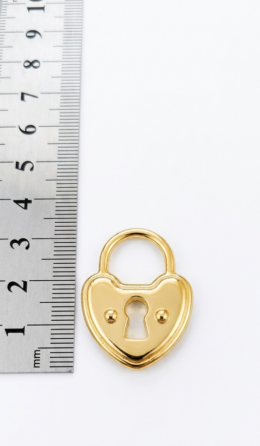 DD012- Dije candado corazón