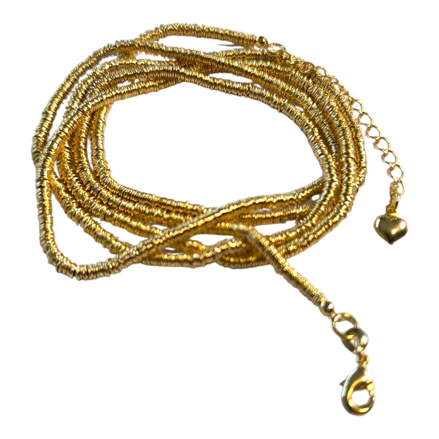 Collar cadena mostacillas 80 CM
